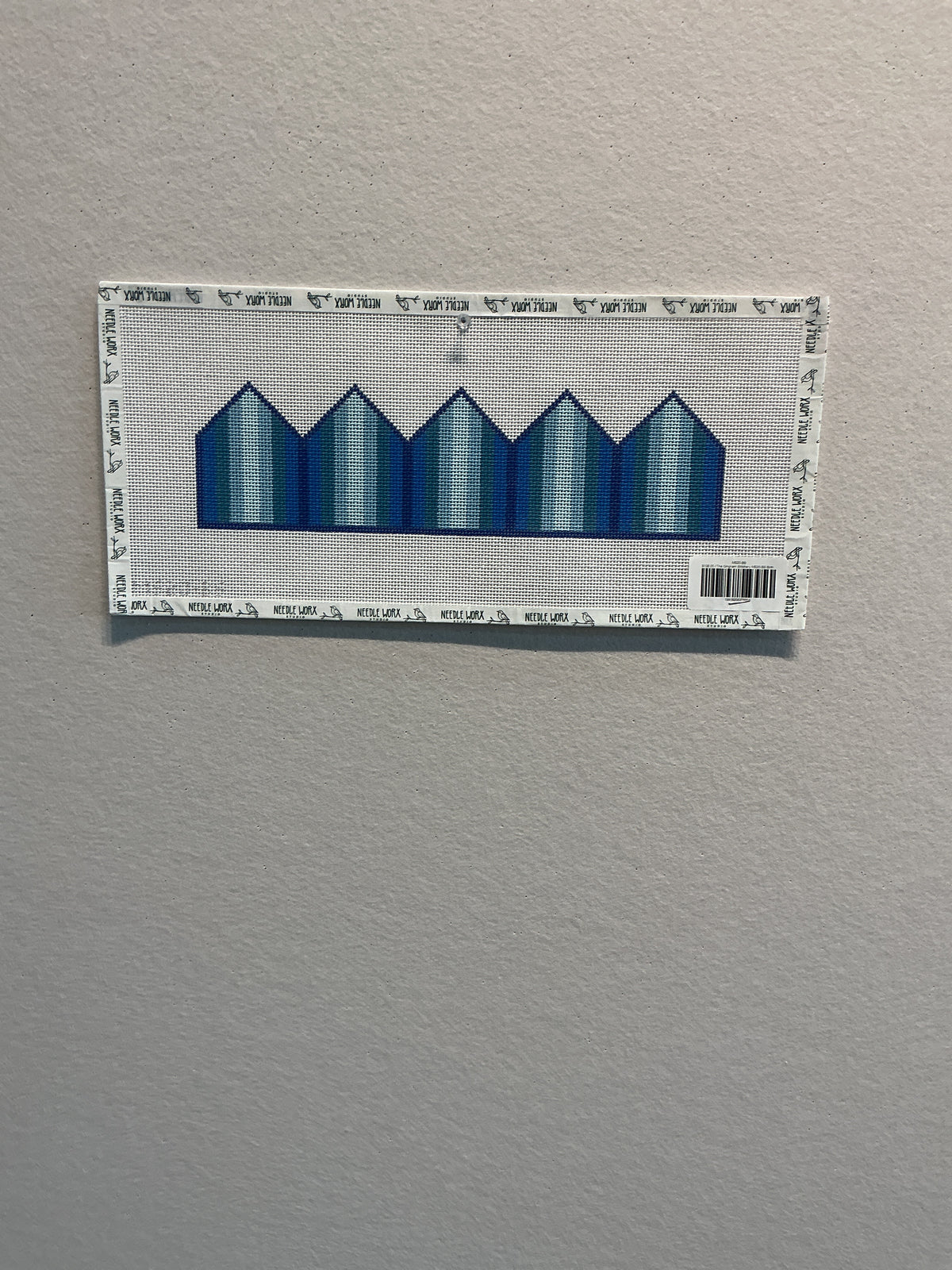 The Gingham Stitchery MS20-BS Birthday Crown Blue Stripes Maddie Sweet Designs
