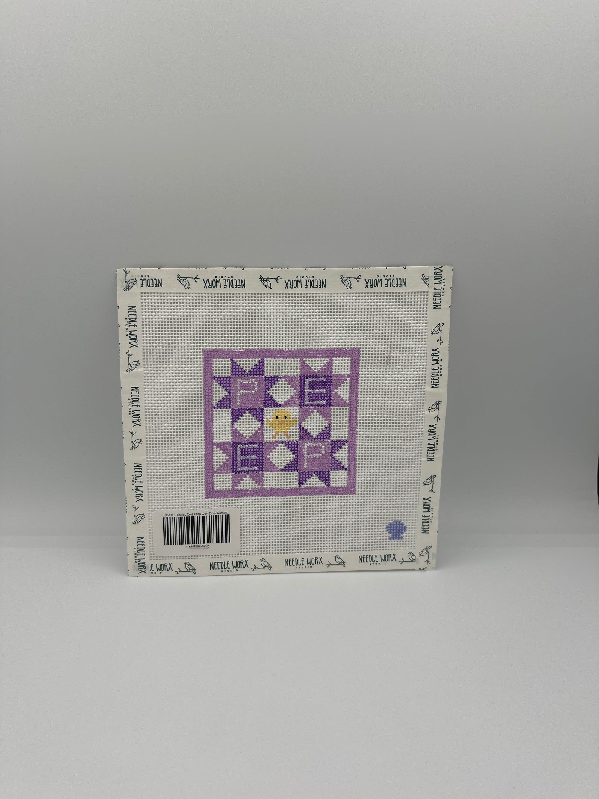 Shelby Cole Peep Quilt Block Canvas