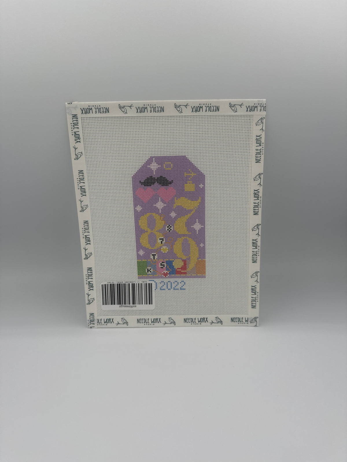 Hedgie Needlepoint TNT Retro
