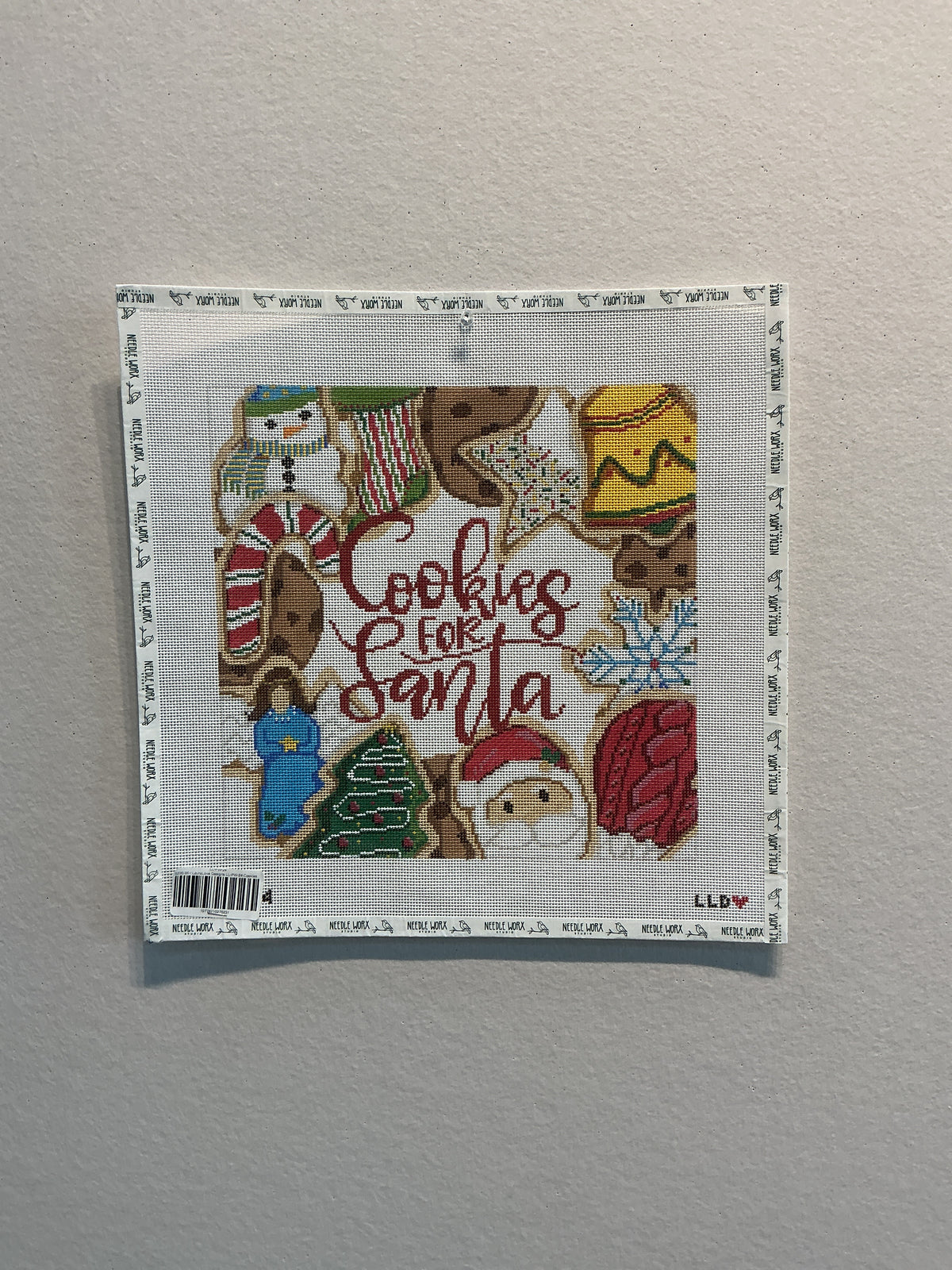 LauraLove Designs LL-PW-24 Cookies for Santa Pillow