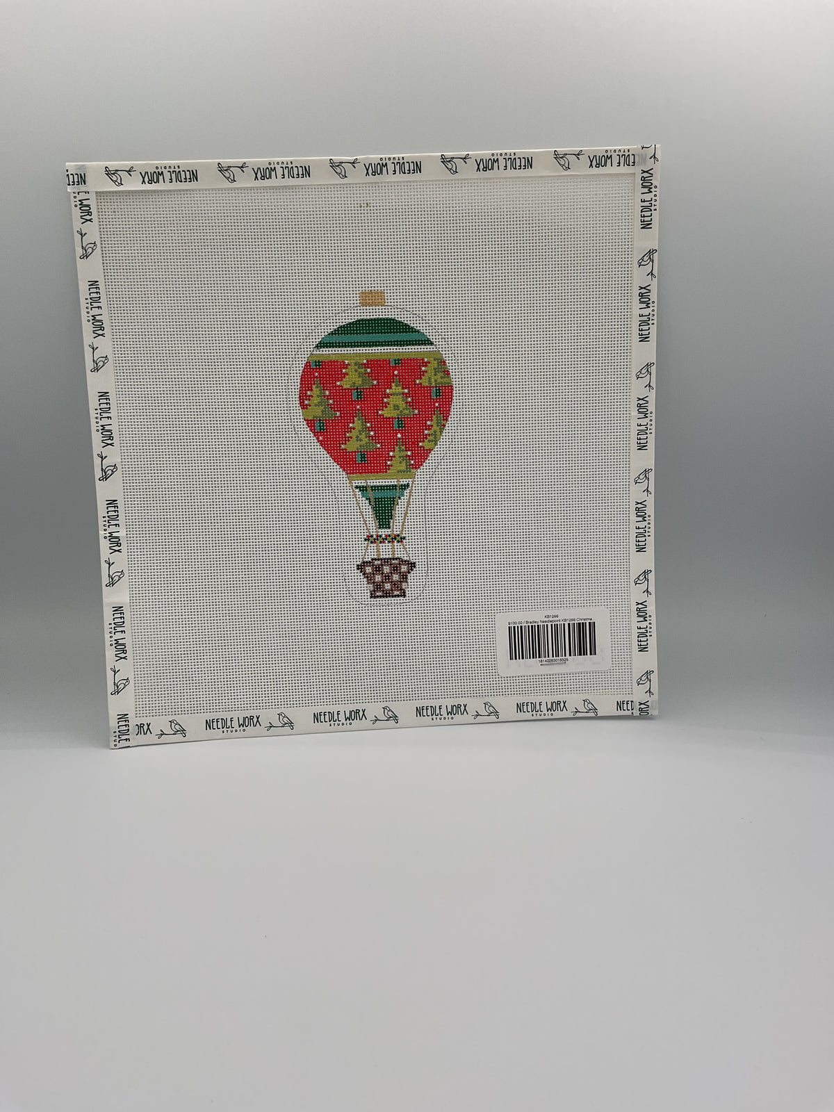 Bradley Needlepoint KB1266 Christmas Tree Holiday Balloon