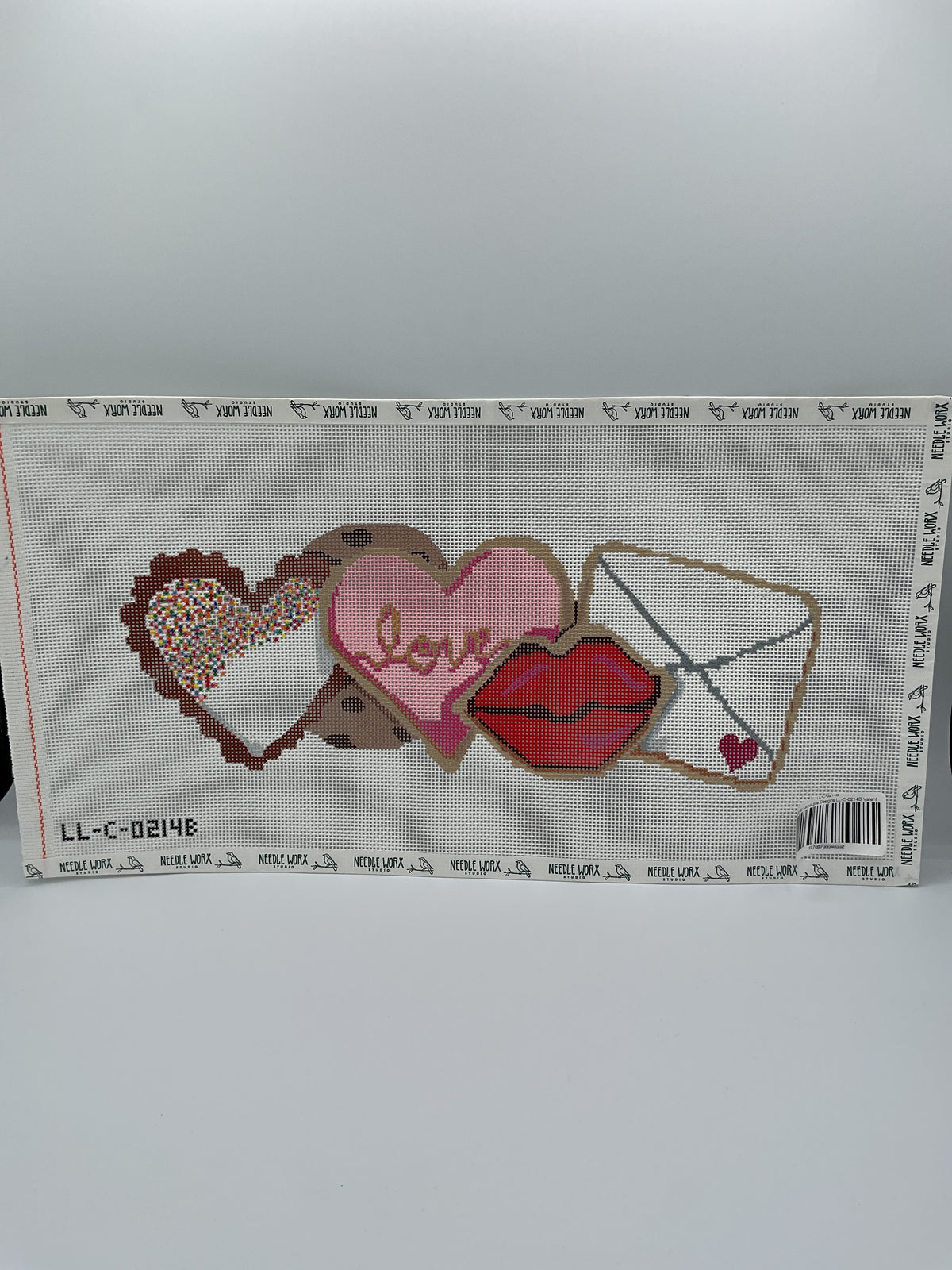 LauraLove Designs LL-C-0214B Valentine's Cookie Row