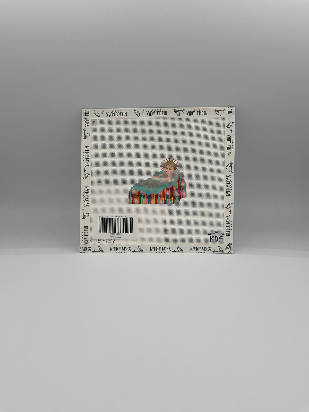 The Gingham Stitchery KDS127 Mid Century Nativity Baby Jesus and Stitch Guide