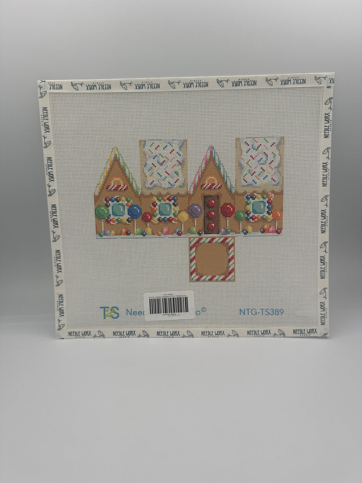 Bradley Needlepoint NTG TS389 Sprinkles Gingerbread Cottage