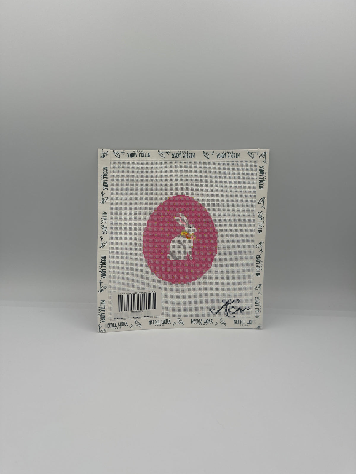 Colonial Needle Company KC-KEA48-18 Fuchsia Pin Dot Bunny Egg