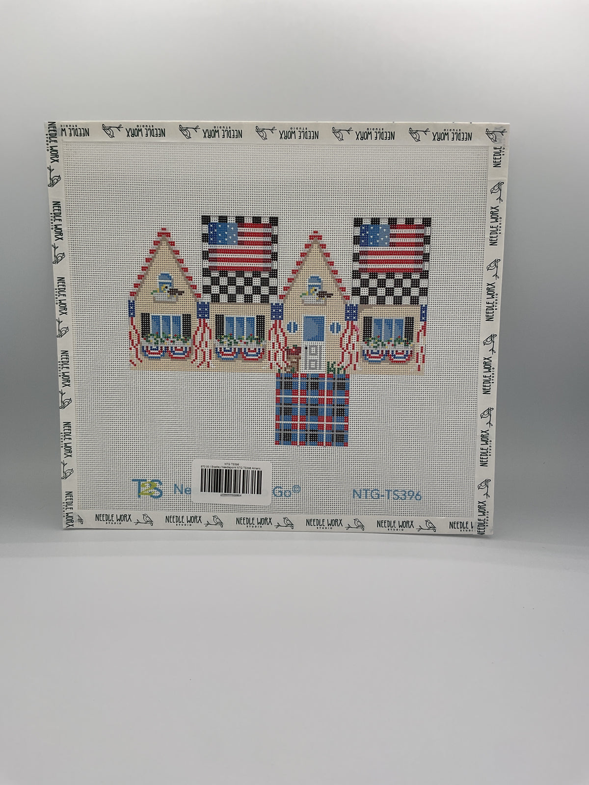 Bradley Needlepoint NTG TS396 Americana Cottage