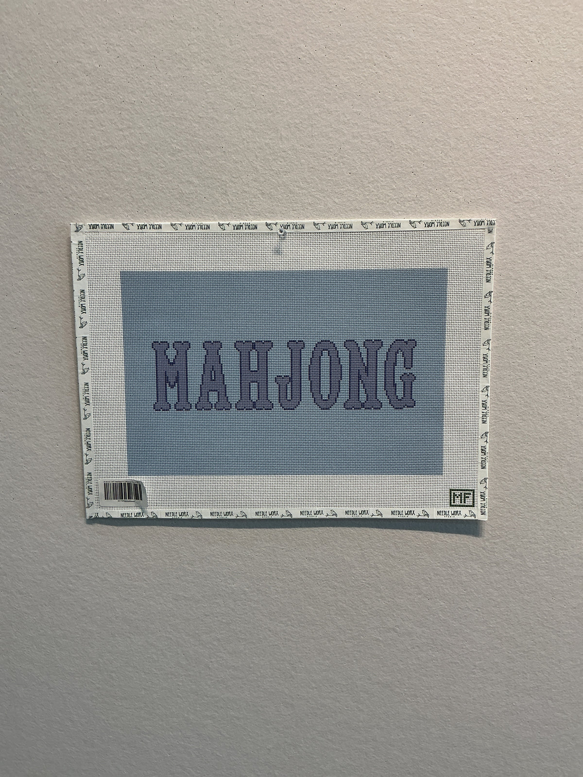 MF Needlepoint Mahjong (Blue on Blue) MF 115