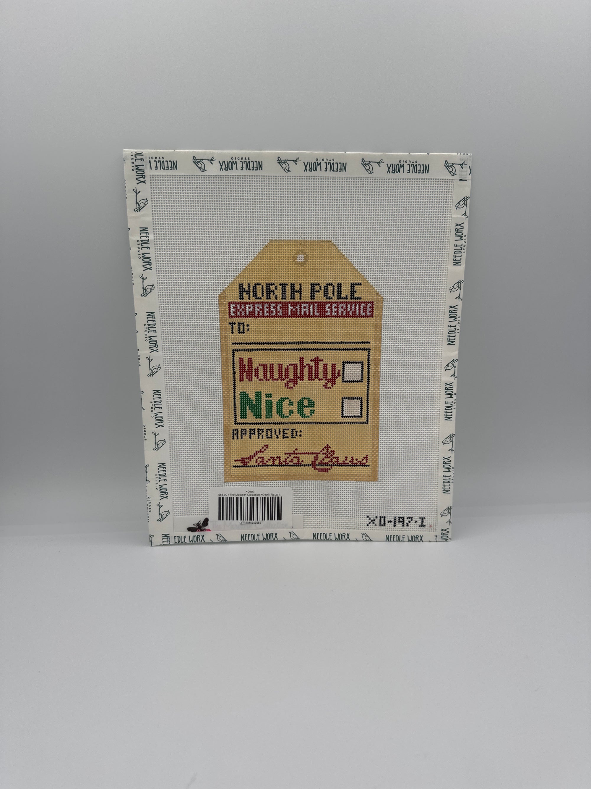 The Meredith Collection XO197I Naughty or Nice Tag