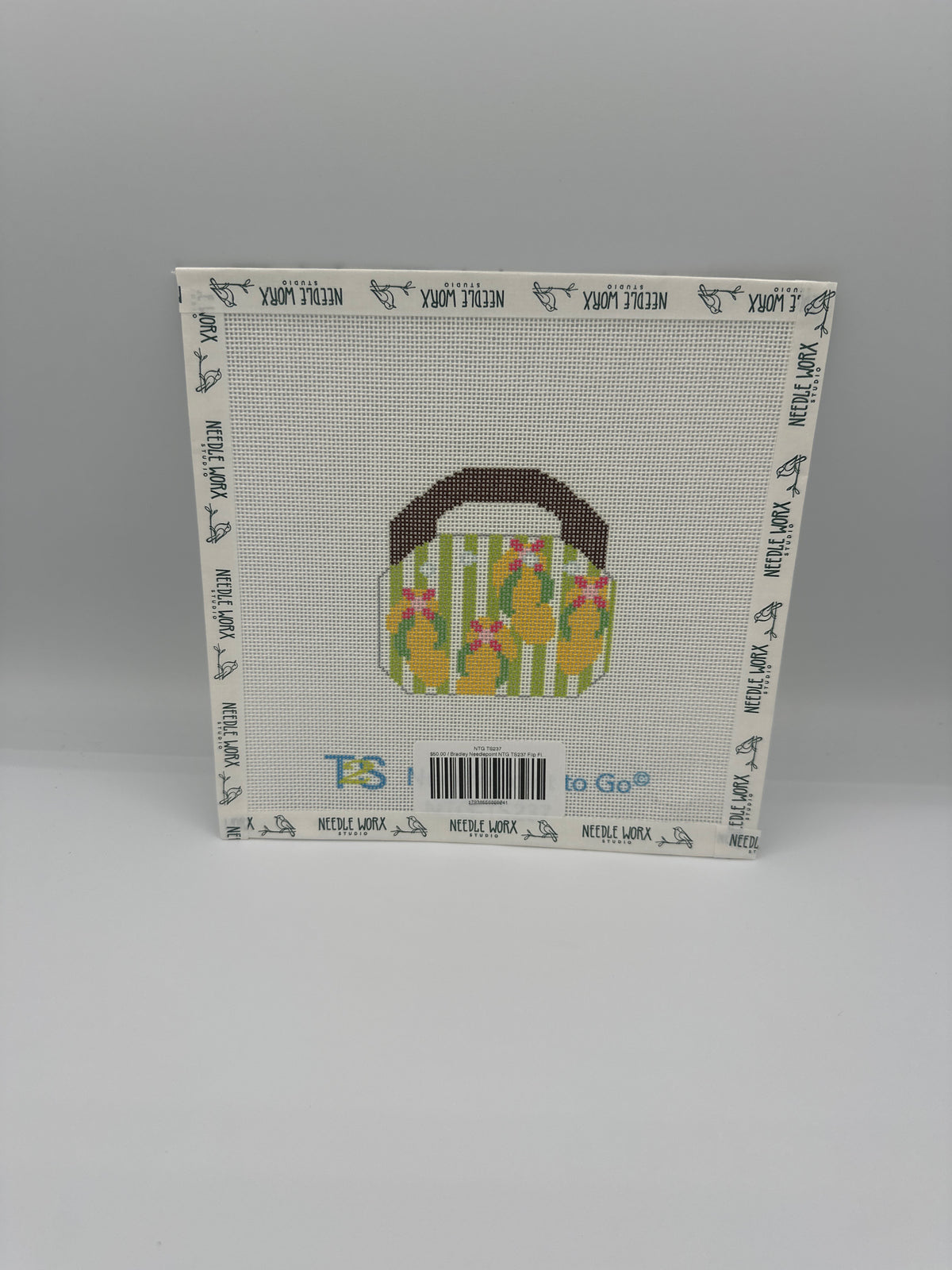 Bradley Needlepoint NTG TS237 Flip Flops 2 Bermuda Bag
