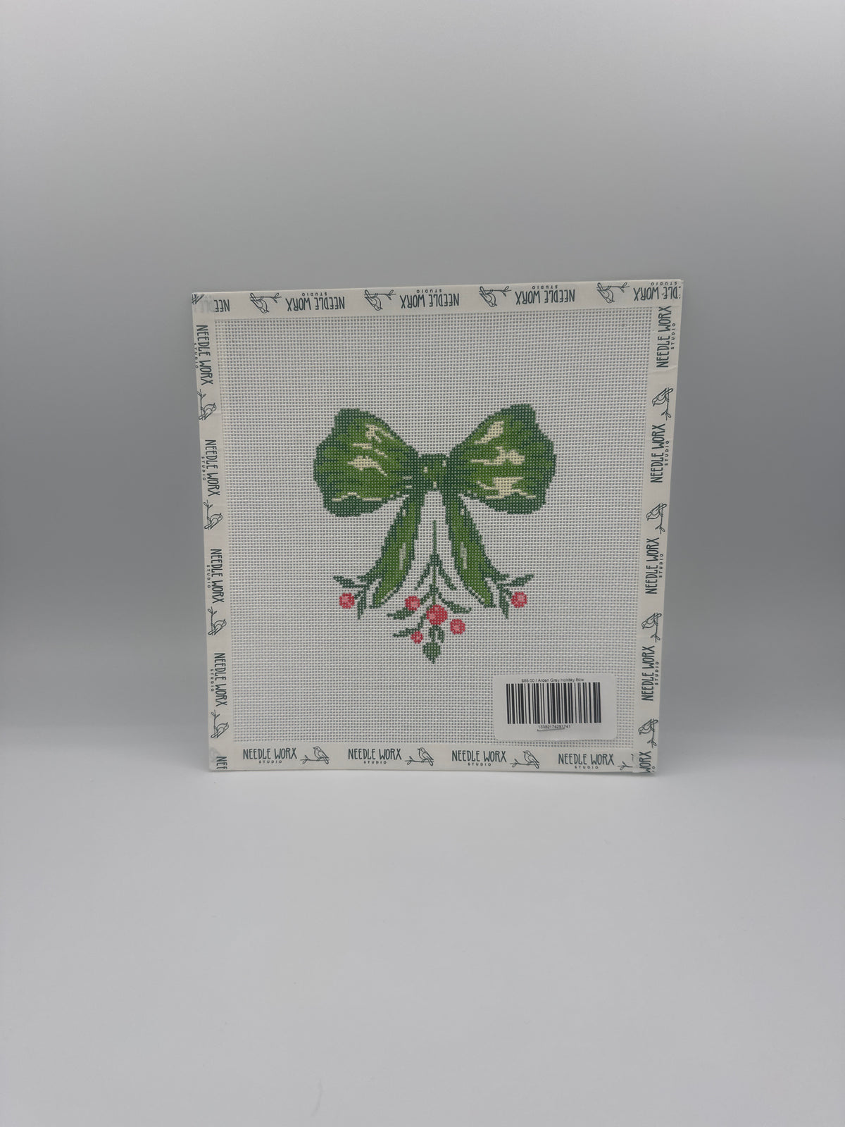 Arden Grey Holiday Bow