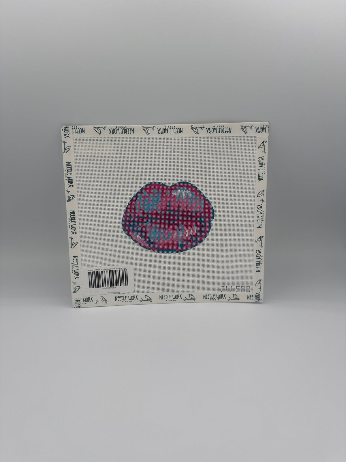 JW508 Purple Lips Colors of Praise Needlepoint