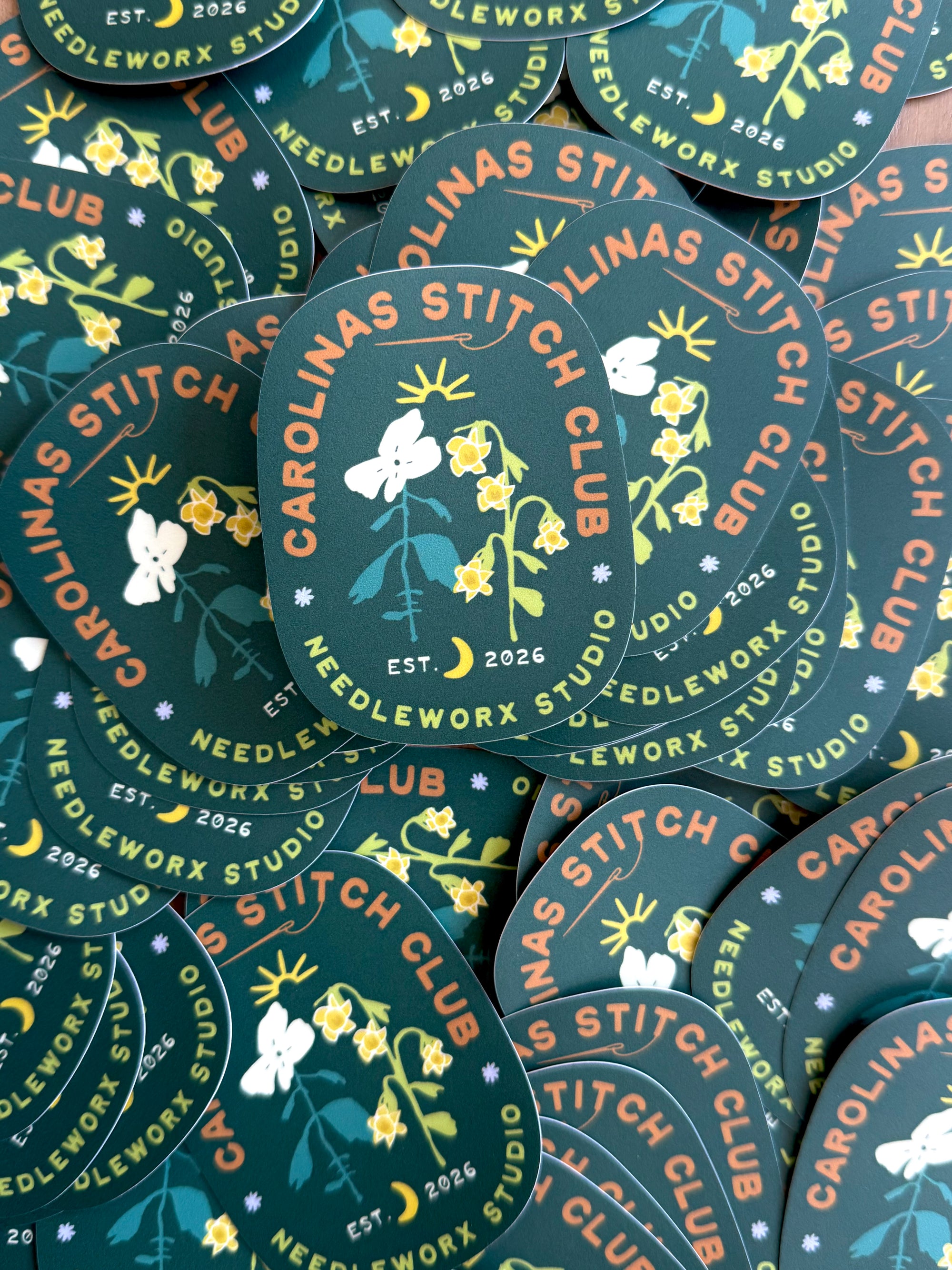 Caroliona's Stitch Club Sticker