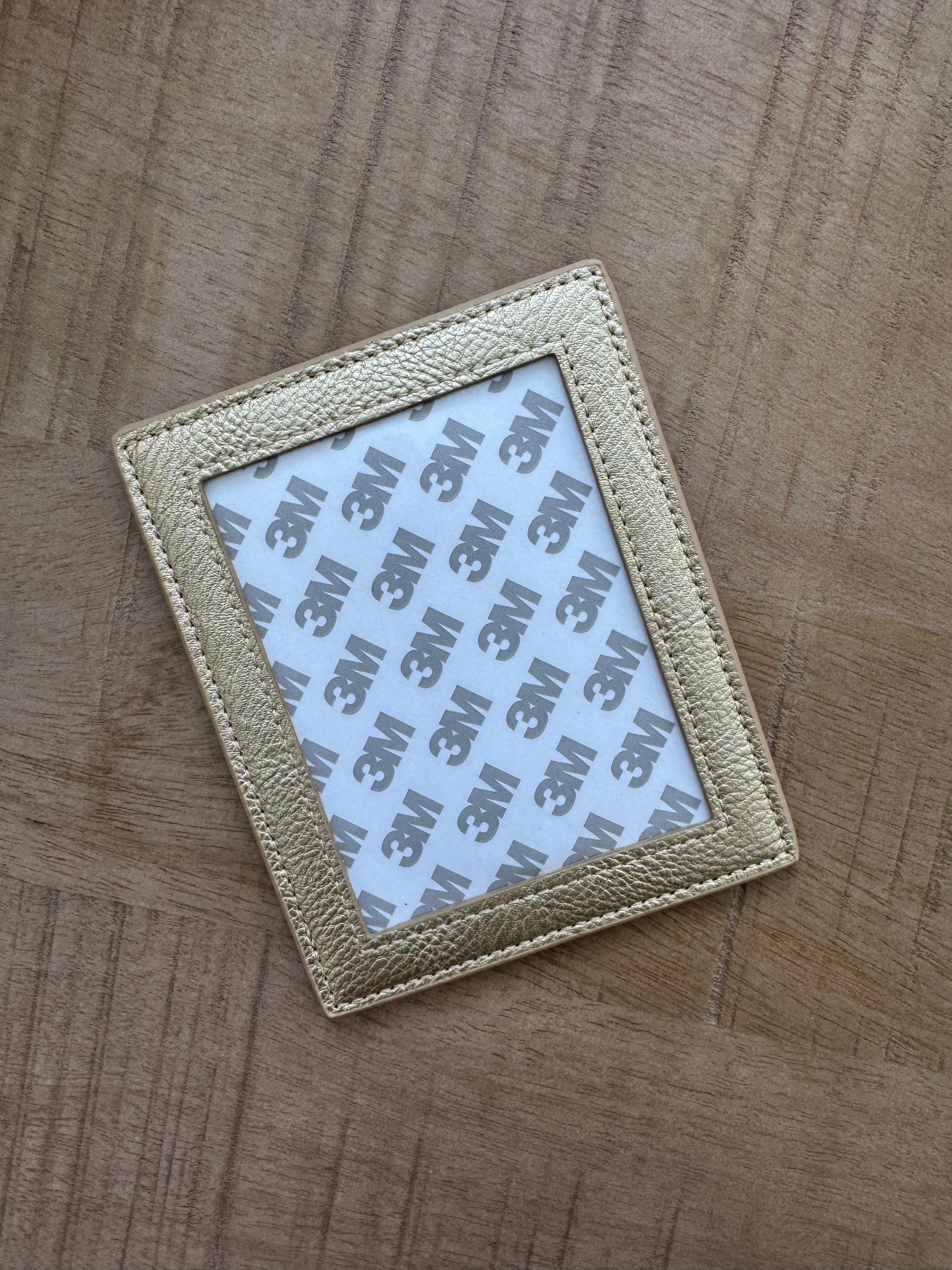 Self-Finishing Leather Polaroid Magnet