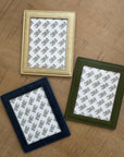 Self-Finishing Leather Polaroid Magnet