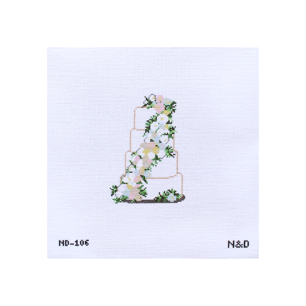 Cream & Pastel Flowers Wedding Cake