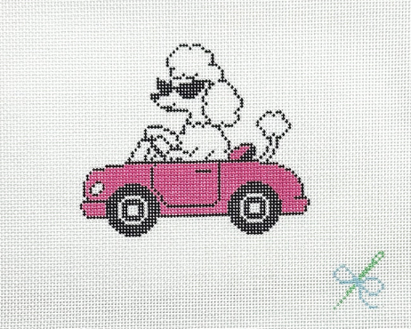 CMC Poodle in Pink Convertible Canvas